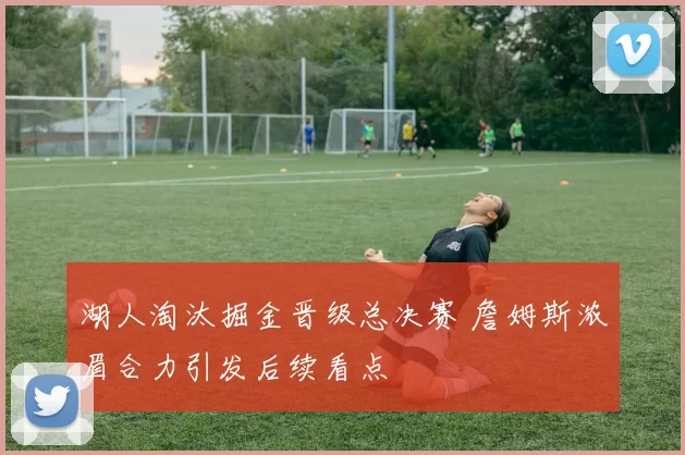 湖人淘汰掘金晋级总决赛 詹姆斯浓眉合力引发后续看点